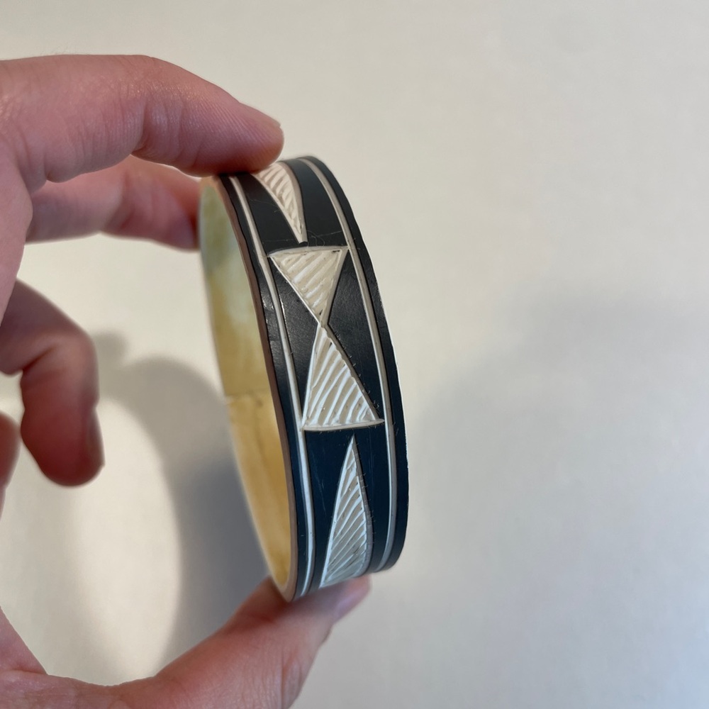 Himba Style Namibia Carved Bracelet Bangle